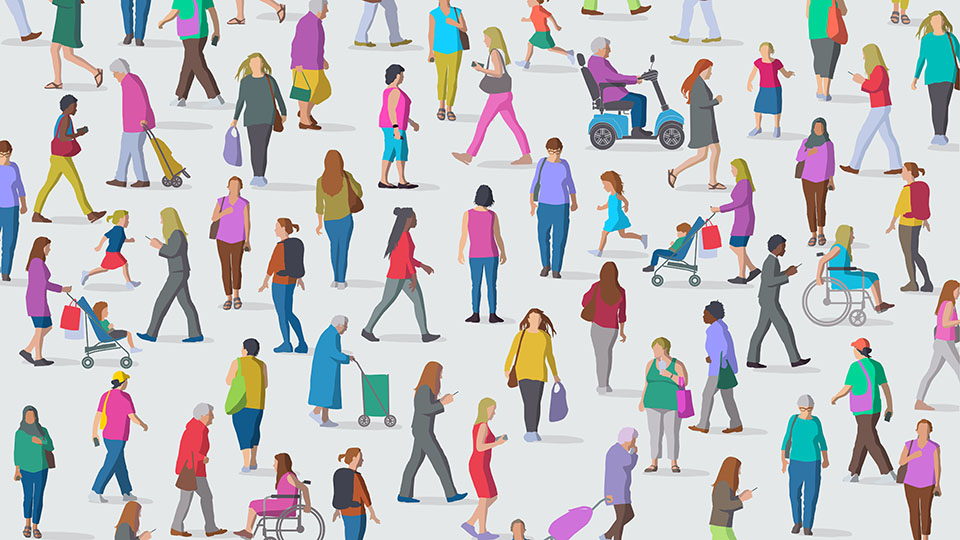 Heterogene Gruppe von Frauen (Quelle: © iStock | smartboy10) Heterogene Gruppe von Frauen