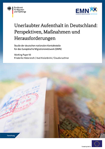 Cover: WP93 Unerlaubter Aufenthalt in Deutschland (Quelle: BAMF (Coverbild: stock.adobe.com | Travel Wild, Zangrilli Andrea)) Cover: WP93 Unerlaubter Aufenthalt in Deutschland