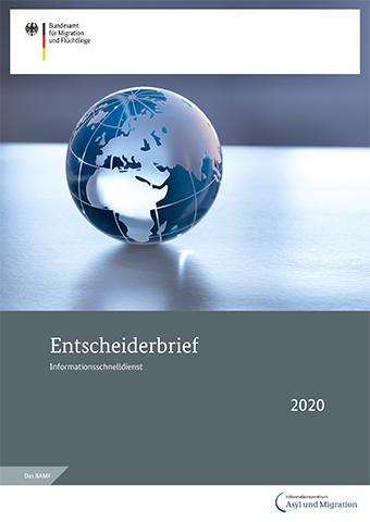 Titelseite des Entscheiderbriefes 2020