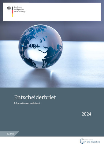 Titelseite des Entscheiderbriefes 2024