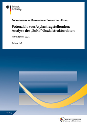 Cover "SoKo"-Daten Jahresbericht 2021 (Quelle: BAMF) Cover "SoKo"-Daten Jahresbericht 2021