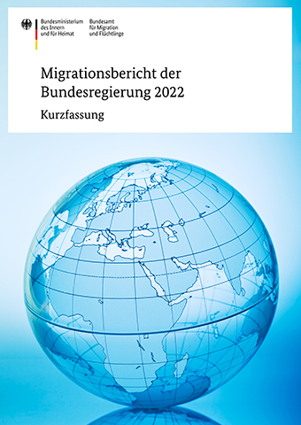 Cover der Kurzfassung des Migrationsberichts 2022