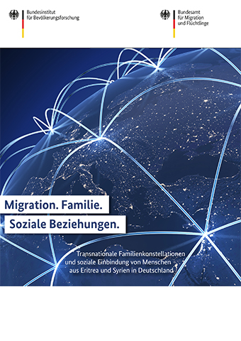 Titelbild der Broschüre TransFAR: Migration. Familie. Soziale Beziehungen.