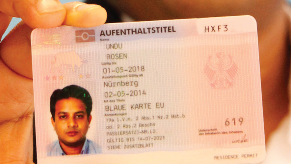 germany phd blue card