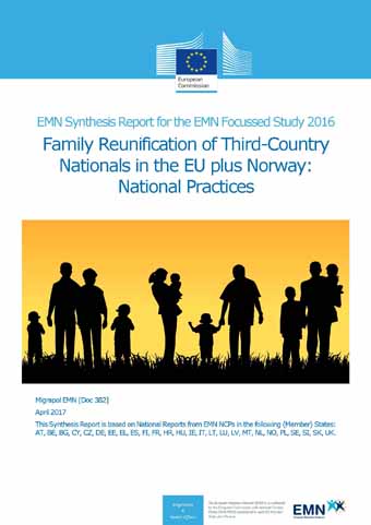 Cover: EMN WP73 Synthesis Report - Family Reunification of Third Country Nationals in the EU plus Norway: National Practices (Source: BAMF) Cover: EMN WP73 Synthesis Report - Family Reunification of Third Country Nationals in the EU plus Norway: National Practices