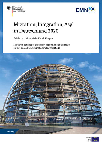 Cover "EMN policy report 2020" Germany (Source: BAMF) Cover "EMN policy report 2020" Germany