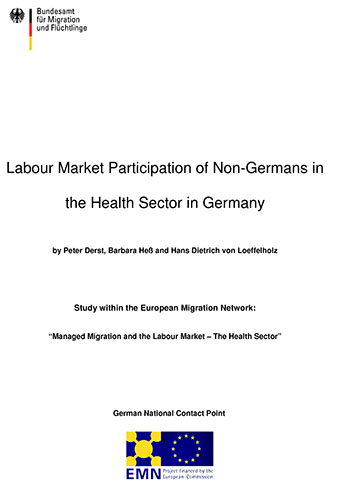 Cover: EMN Working Papers - Labour Market Participation of Non-Germans in the Health Sector in Germany (Source: BAMF) Cover: EMN Working Papers - Labour Market Participation of Non-Germans in the Health Sector in Germany