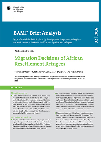 Cover BAMF brief analysis 2/16 Cover BAMF brief analysis 2/16